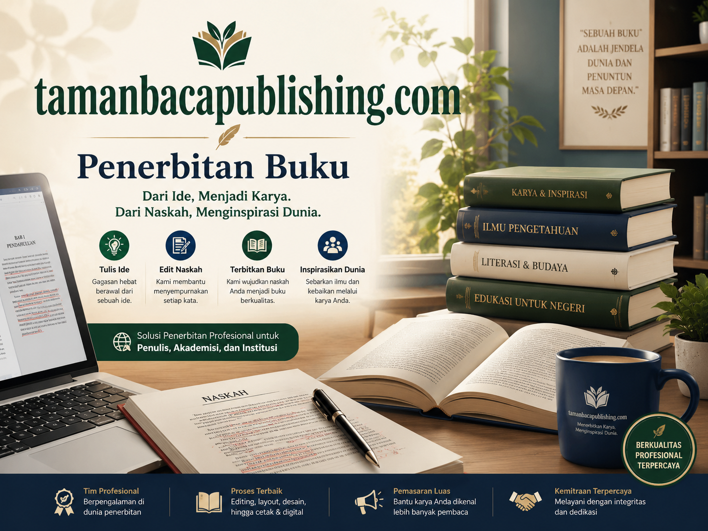 Terbitkan Karya Anda bersama Kami